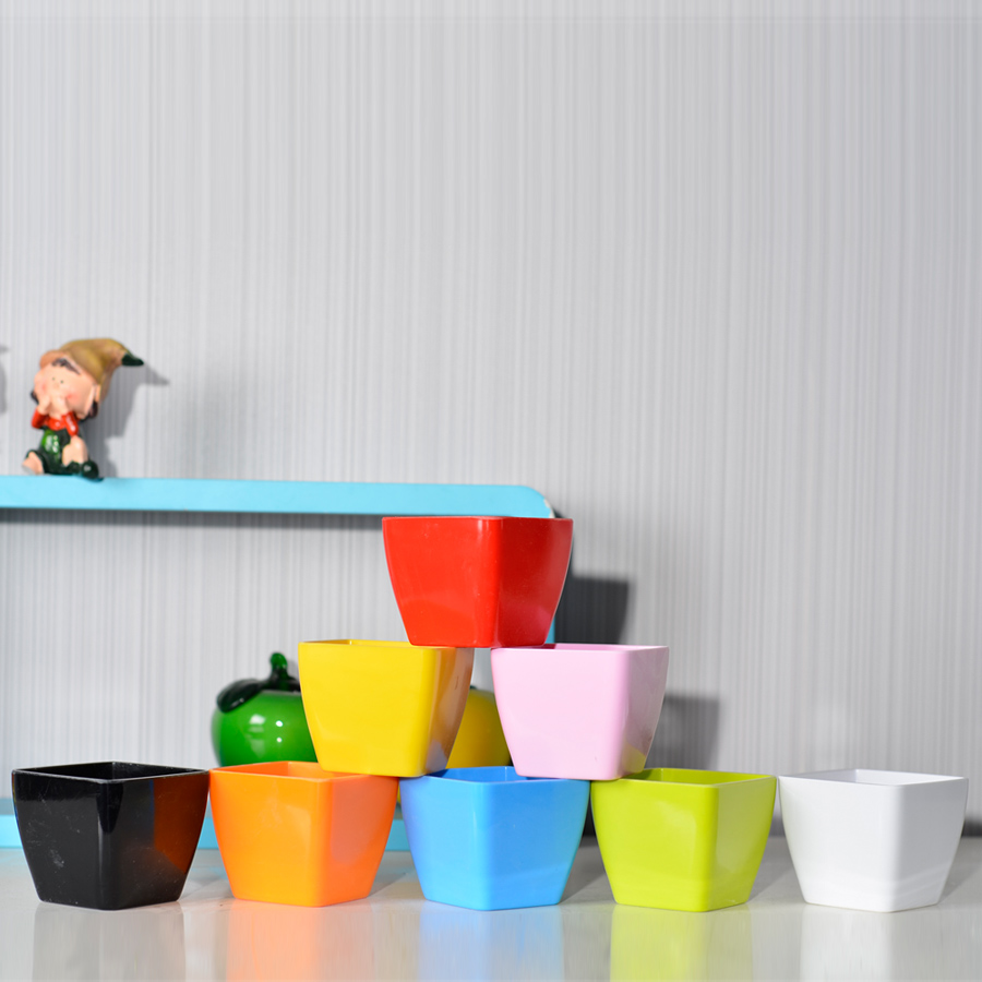 Bunte Kunststoff Blumentöpfe-Kaufen billigBunte Kunststoff
