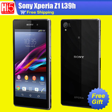 Z1 Original Sony Xperia Z1 L39H Unlocked Cell Phone16GB Quad-core 3G&4G GSM WIFI GPS 5.0” 20.7MP Mobile Phone