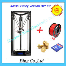 ANYCUBIC Kossel Delta 3D Printer Kit Kossel Pulley Delta 3D Printer Version DIY Kit with tape filament nozzle fan For Free