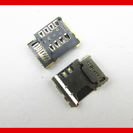 Original New sim card slot for Samsung P709 G3508 G3502U G3502I G3502C mega W789 sim slot adapters Free shipping