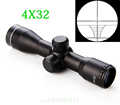 Free shipping Tactical 4X32 Air Rifle Optics Sniper Scope Compact Riflescopes hunting scopes with 20mm 11mm