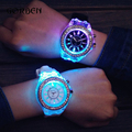 2017 Fashion Sport Quartz Watch Women luminous Silicone Strap Ladies Watch Relogio Masculino Dress Mens watch