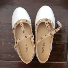 2015 spring and summer influx girls’ scandals pretty girl’s leather rhinestone princess shoes girls’ dancing flats free shipping