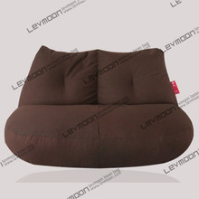 FREE SHIPPING coffee beanbag chair modern loveseat 100% cotton canvas fabric bean bag chair bean bag furniture bean bag cover