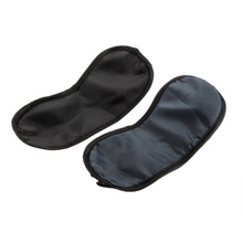 Hot Selling 1pc Black Sleeping Eye Mask Blindfold Travel Sleep Aid Cover Light Guide Drop Shipping Wholesale