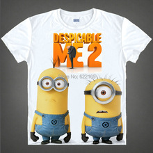 Hot Sale Despicable Me the minions crew-neck shirts Printed T-shirts for self-expressio, anime souvenirs tees christmas gift