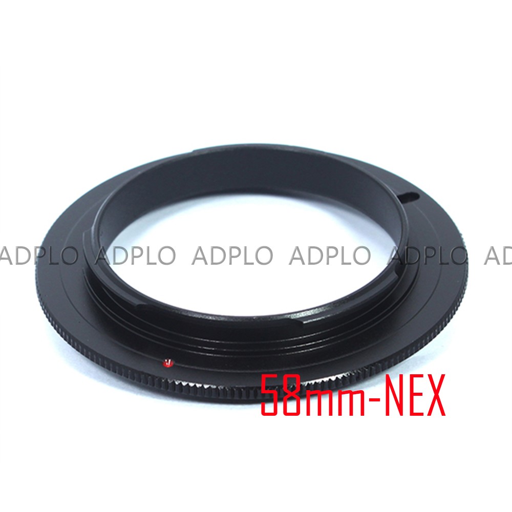 Description Picture 5 of itemPixco 49mm 52mm 55mm 58mm Lens Macro Reverse Adapter Ring For Sony E Mount NEX Camera