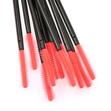 New 2014 Knife shape 50pcs disposable mini eyelash brush professional make up tools mascara wands silicone