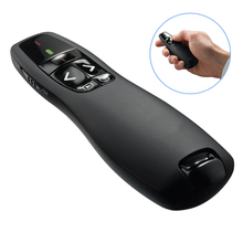 1 pcs R400 2.4Ghz USB Wireless Presenter Laser Pointer PPT Remote Control for Powerpoint Presentation