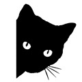 12 15CM CAT FACE PEERING Car Sticker Decals Pet Cat Motorcycle Decorative Stickers Car Window Decals