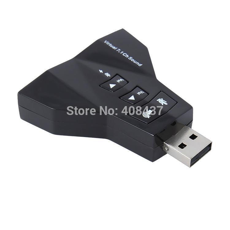 Купить Новый usb звуковую карту 7.1 канал воздуха плоскости формы аудио ...