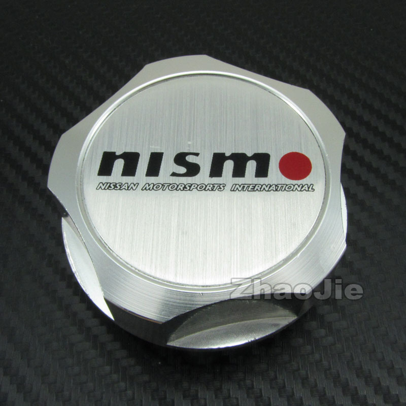 Silver Nismo Oil Fuel Filler Cap For Nissan Skyline 240SX 180SX GTR R35