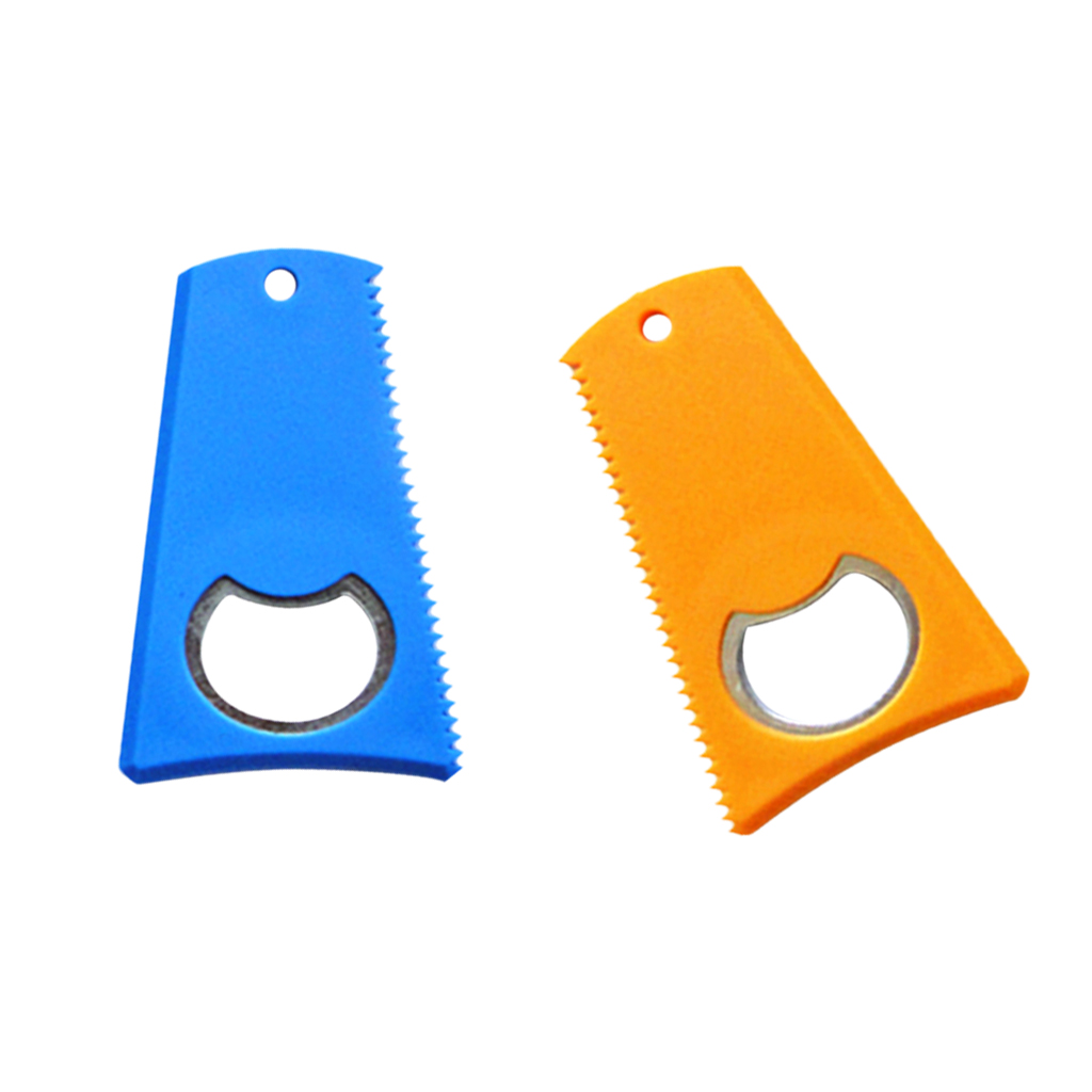 2x Practical Surfboard Surfing Wax Comb Clean Maintenance Tool Bottle Opener 