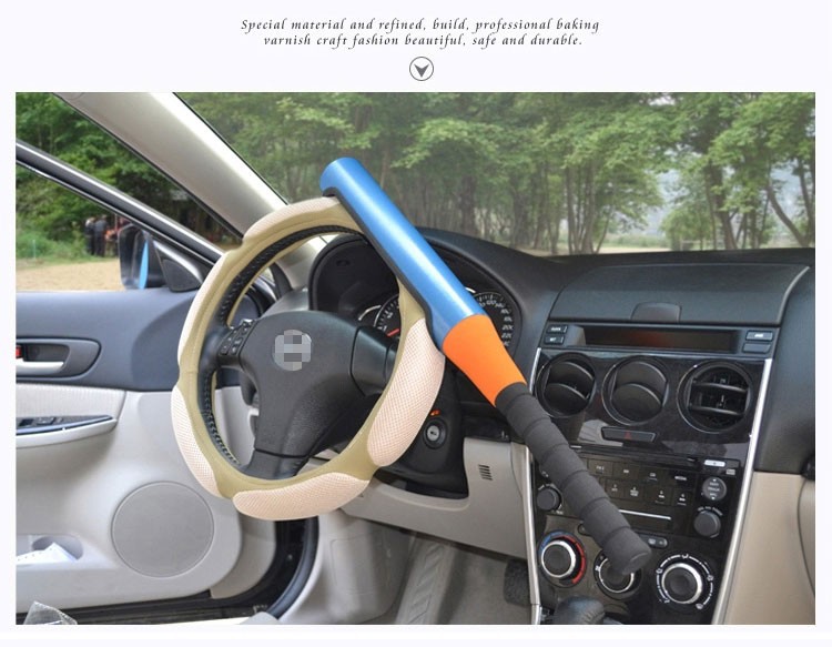 1x 586cm Diameter Car Anti-theft Steering Wheel Lock Window Escape Survival tool & Self Defense Baseball Stick free shipping (10)
