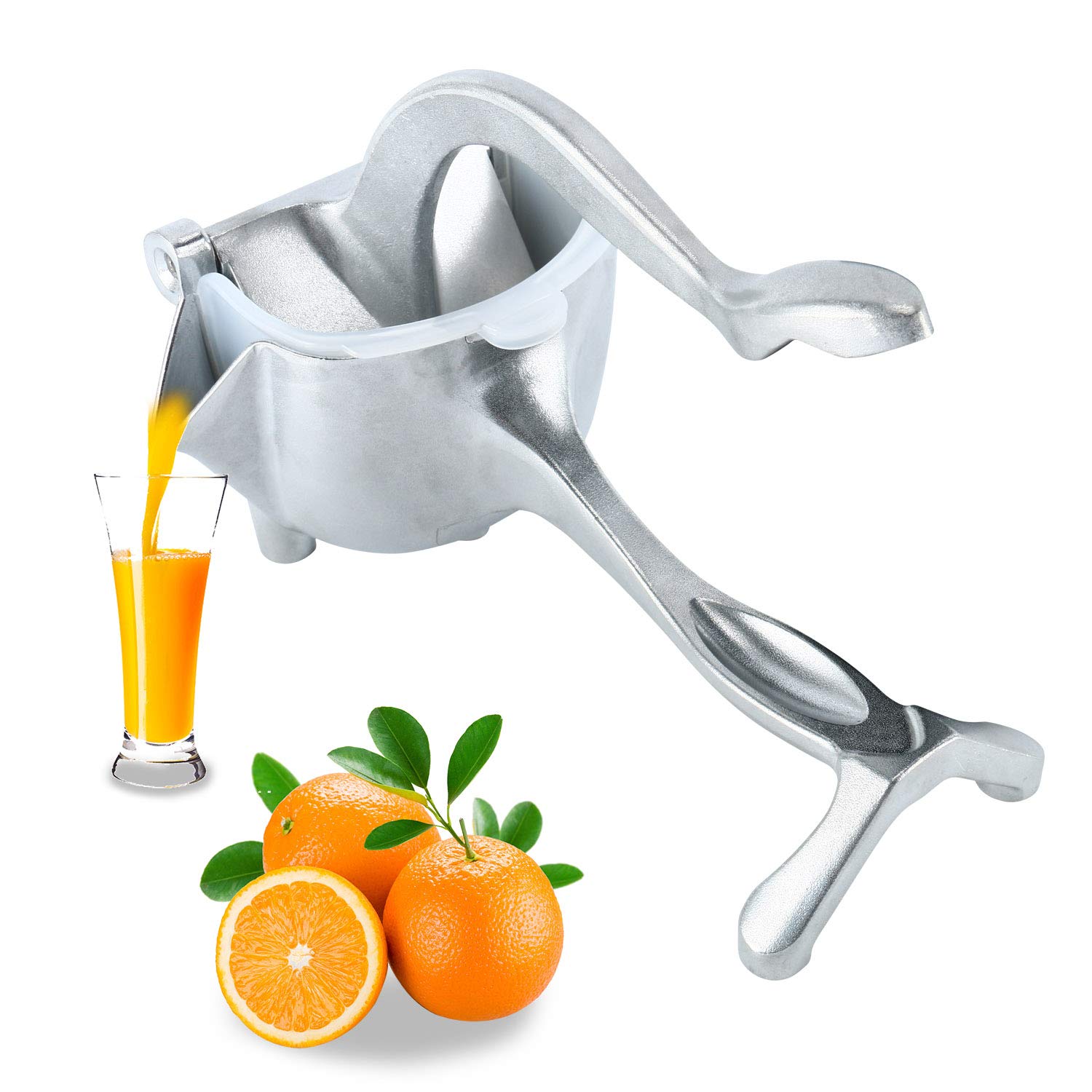 Rekkles Manual Juicer Hand Orange Squeezer Lemon Fruit Juicer Press Machine Aluminum Alloy Kitchen Accessories