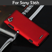 Телефон чехол S36H пластик, чехол для SONY XPERIA L C2105 C2104 приталенный заморожено матирование телефон задняя часть чехол капот гибридный жёсткая сотовый XJQ
