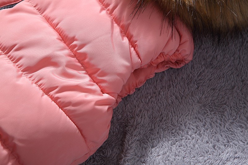 down vest with fur 0W0125 pink-4