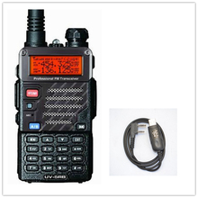 BAOFENG UV-5RB VHF/UHF Dual Band Radio Handheld Tranceiver with free earpiece+USB program cable