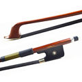 Natural BLACK Horse Hair FRENCH Bass Bow 3 4 Size Gorgeous BALANCED and Great Flexibility Wonderful