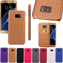 Free Shipping Pattern PU PC Card Holder Phone Bags &Cases for Samsung S7/S7edge Hard Back Cover for iPhone6S 4.7/5.5 inch