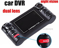 2 7 LCD HD 1080P Dual 120 Wide Angle Camera Rotated Lens Car DVR Vehicle Digital
