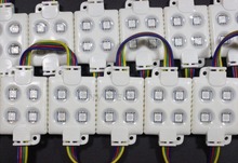 40 шт. 5050 4LED модуль RGB водонепроницаемый рекламировать освещение ну вечеринку фея света 12 В