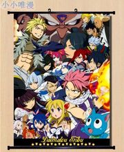 New FAIRY TAIL Wall Scroll Home Decor poster cosplay japan anime natsu 60*90cm
