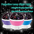 2017 Romantic Rotating Spin Night Light Projector Children Kids Baby Sleep Lighting Sky Star Master USB
