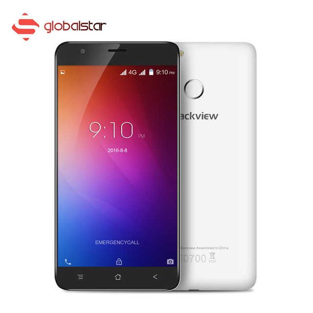 5.5 дюймов Blackview E7 MT6737 Quad Core Смартфон Android 6.0 RAM 1 ГБ ROM 16 ГБ 4 Г LTE Мобильный Телефон Dual SIM 2700 мАч Мобильного Телефона