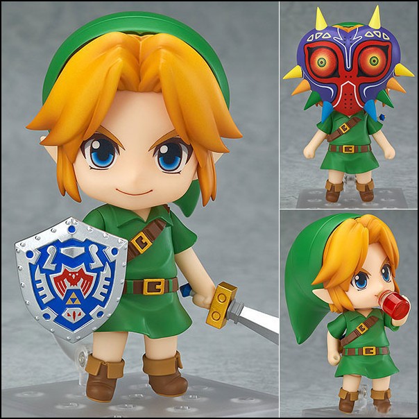 NEW 10cm Legend of Zelda Link Majoras Mask FIGURE ONLY Limited-Edition Pvc action figure toy Christmas gift with Original box