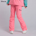 New brand Denim hooded thick waterproof windproof ski pants women outdoor sports snowboard pants clothing