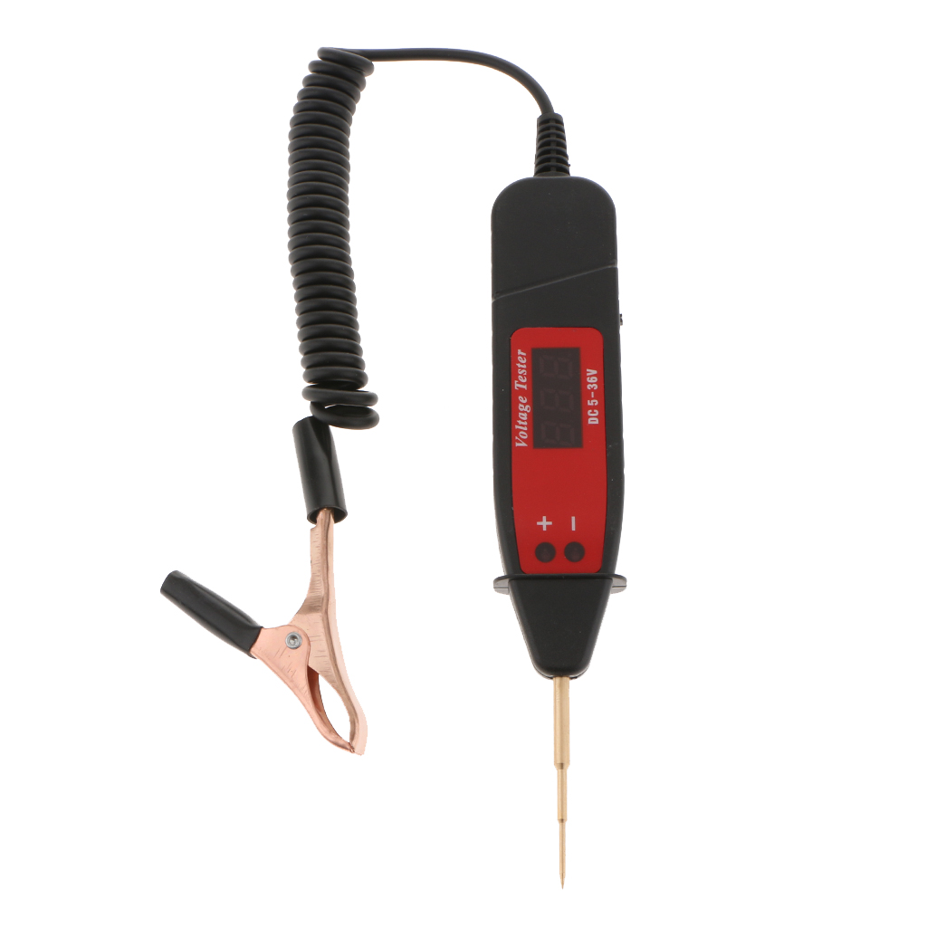 Car Electric Voltage Light Circuit Tester Light Test Pen Detector Probe 5-36V 