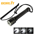 For Diver Lamp 200M Underwater 6000LM 3x XM L T6 LED Scuba Diving Flashlight Torch Waterproof