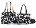 7pcs set Mummy Diaper Bag Maternity Baby Kids Diaper Mat Pad Handbags Tote Messenger Bags Organizer