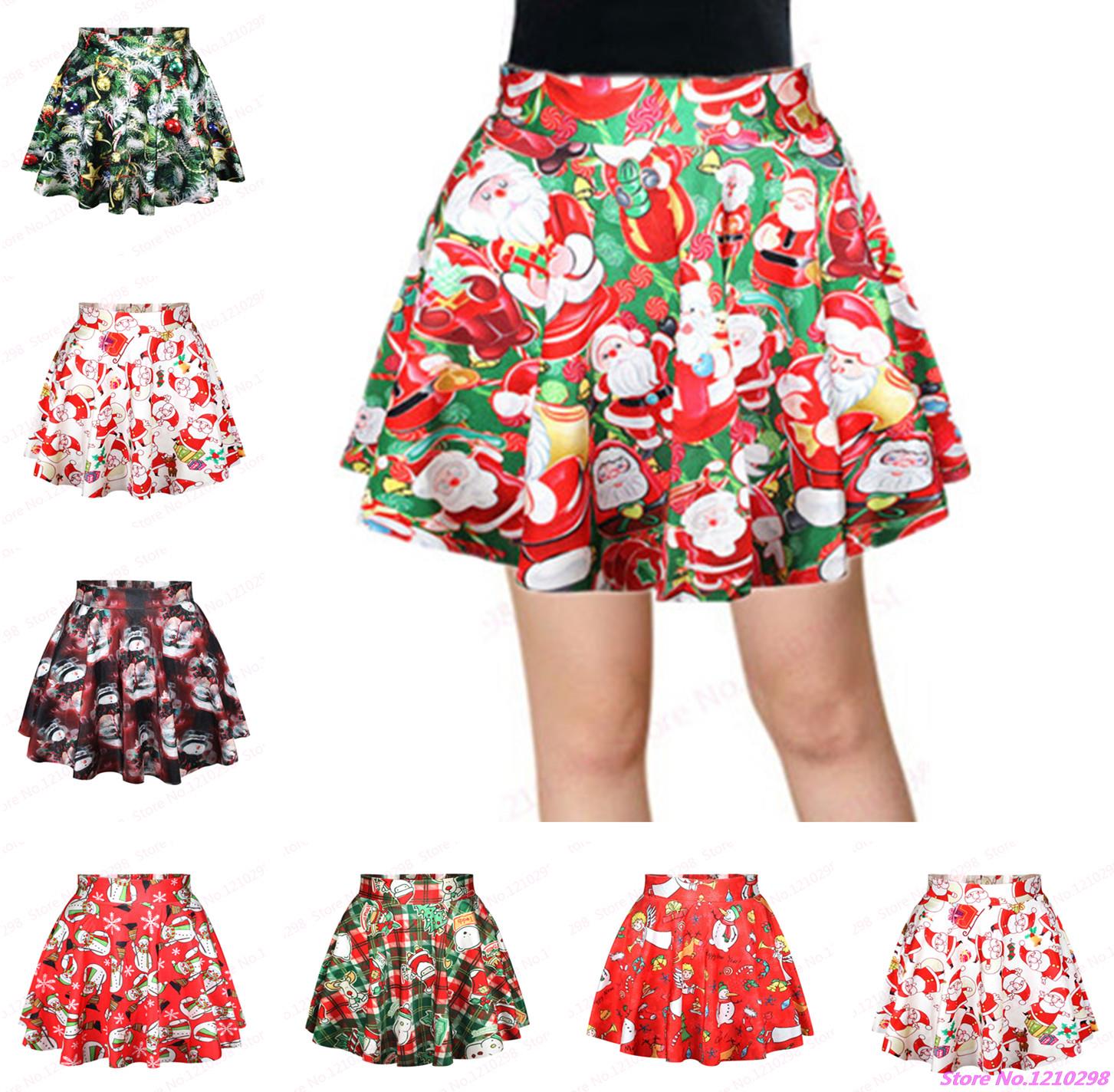 New Christmas Tree Short Leisure Tennis Skirts Clothing Pettiskirt Sport font b Kilts b font Summer