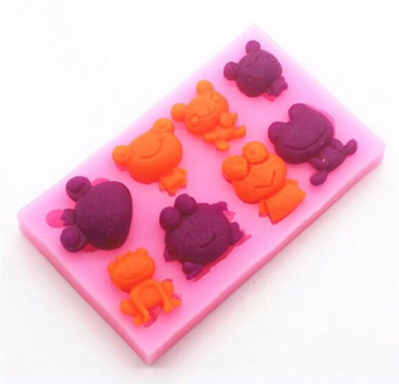 Silicone Frog Molds Chocolate