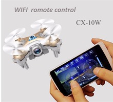 RC Quadcopter Cheerson CX-10W 4CH 6-Axis Gyro Wifi FPV RTF Mini RC Quadcopter Drone CX10 Update Version Helicopter Toy