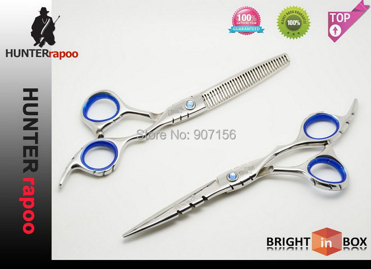 Hot Sales:5.0 Professional Barber Scissors,Hair Cutting Scissors, Beauty Hairdressing Shears,Razor+Thinning Scissors,440C