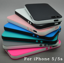New Arrival Dual Color Rubber Soft Silicone Gel Bumper TPU Case Cover For Apple iPhone 5 iPhone 5s iPhone5 fashion phone case