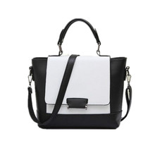 Vintage women handbag casual shoulder bag ladies fashion messenger bag female portable color block small bags bolsa feminina
