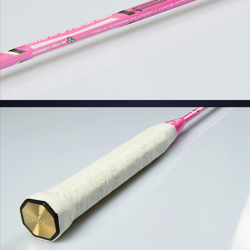 Ultralight Whole Body Carbon Badminton Racket 22-28LBS with Free Racket Bag Professional Badminton Training Shuttlecock Rackets (29)