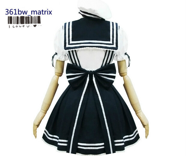 Wholesale Custom Japan School Girls Sexy Lolita Kawaii Sailor Uniform Dress Halloween Christmas Fancy Costume New Free Shipping