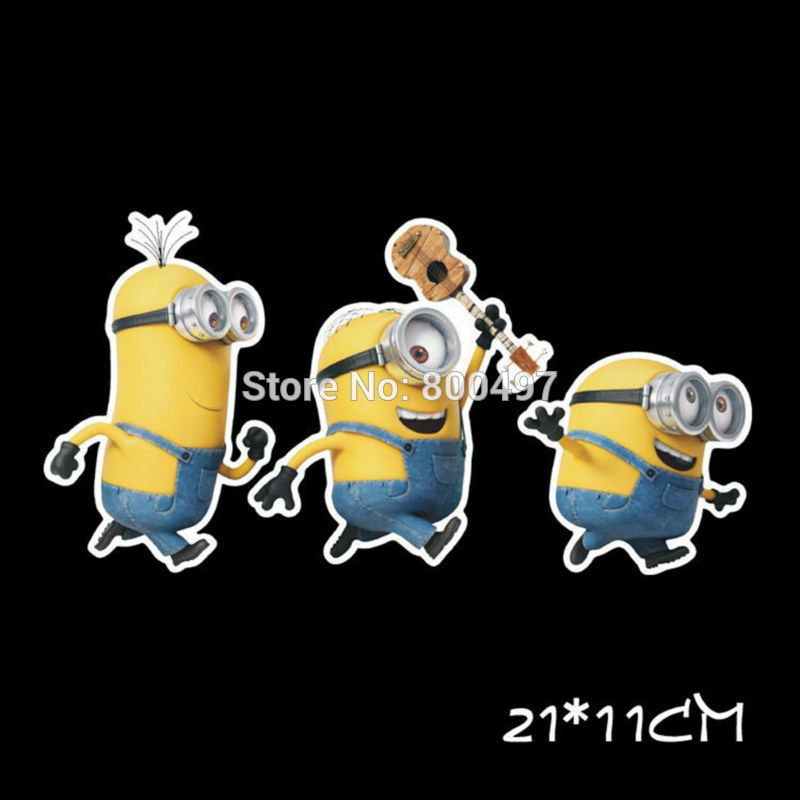 10 x Newest Minions Despicable Me Stuart Phil Kevin Stickers Car Decal for Toyota Chevrolet Volkswagen