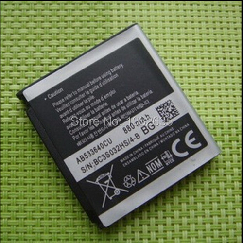 Free shipping Mobile Phone Battery 880 mAh J408 J630 S3600S 3710 S3600i S5520 AB533640CU New and