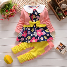 New Spring Baby Girls Clothing Set Newborn Kids Clothes Carters Conjunto de Roupa Baby Casual Sports