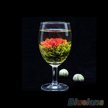 4 Balls Chinese Artisan Different Handmade Blooming Flower Green Tea 02M3