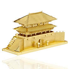 Sungnyemum Ворота 3D Металлические Головоломки, Развивающие Игрушки Для Мальчика DIY Строительство Модель Из Нержавеющей Стали Сборки Головоломки Детские Игрушки