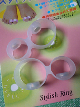 new arrival Silicon Diet Slimming Foot Double Toe Ring Weight Loss Diet Massage Fitness Slimming 1Pair=2pcs on sale
