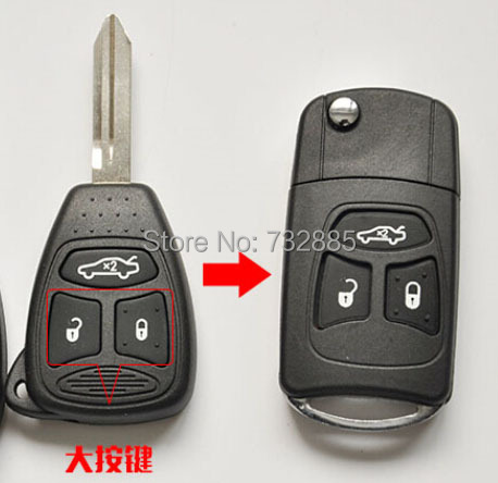 3 Buttons (Big Buttons) Chrysler Modified key shell without Battery Clamp (14).jpg