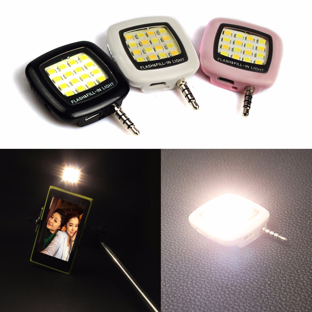 led selfie flash fill light putih gratis kabel led selfie flash fill light putih gratis kabel